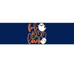 Stylish leopard Halloween Fab-BOO-lous Ghost Bumper Sticker