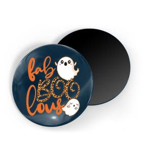 Stylish leopard Halloween Fab-BOO-lous Ghost Magnet