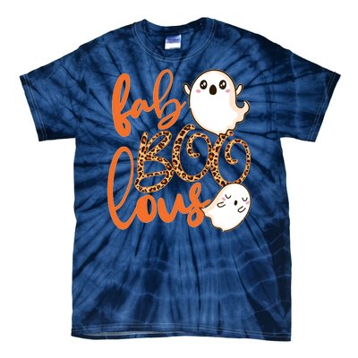 Stylish leopard Halloween Fab-BOO-lous Ghost Tie-Dye T-Shirt