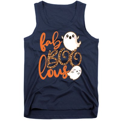 Stylish leopard Halloween Fab-BOO-lous Ghost Tank Top