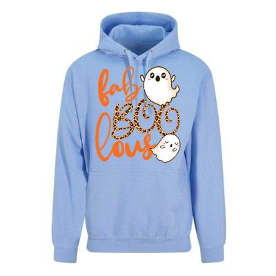 Stylish leopard Halloween Fab-BOO-lous Ghost Unisex Surf Hoodie