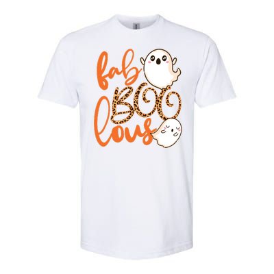 Stylish leopard Halloween Fab-BOO-lous Ghost Softstyle CVC T-Shirt