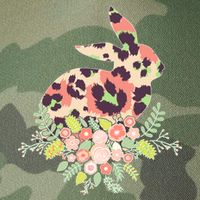 Stylish Leopard Pattern Easter Bunny Legacy Tie Dye Trucker Hat