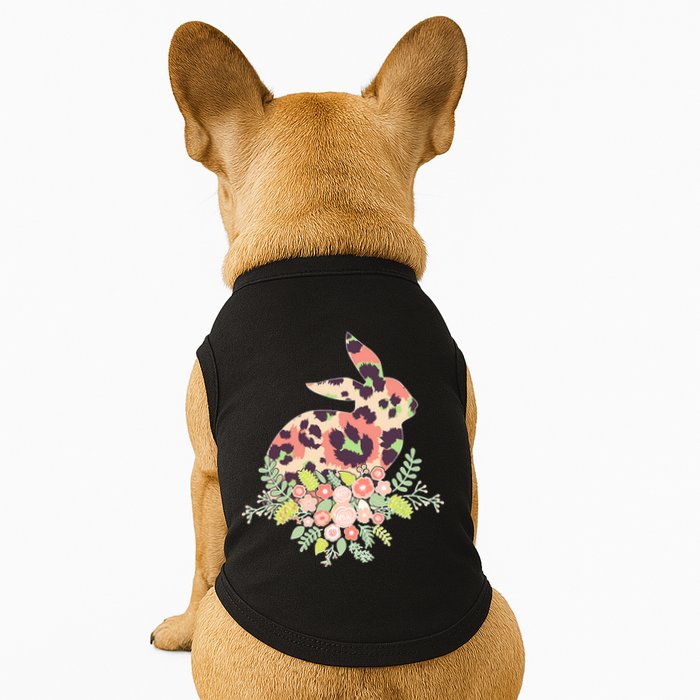 Stylish Leopard Pattern Easter Bunny Doggie Tank