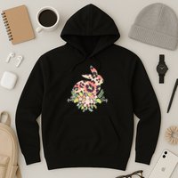 Stylish Leopard Pattern Easter Bunny Hoodie