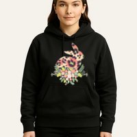 Stylish Leopard Pattern Easter Bunny Hoodie