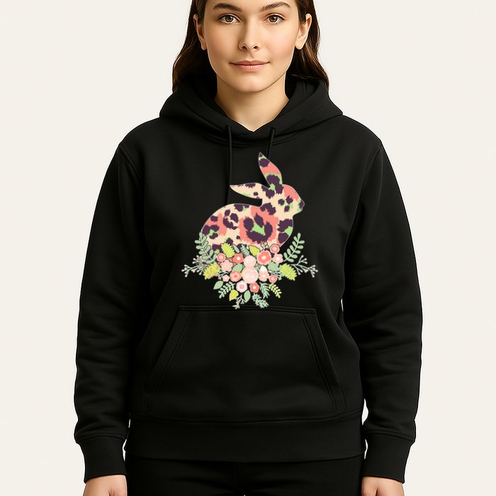 Stylish Leopard Pattern Easter Bunny Hoodie