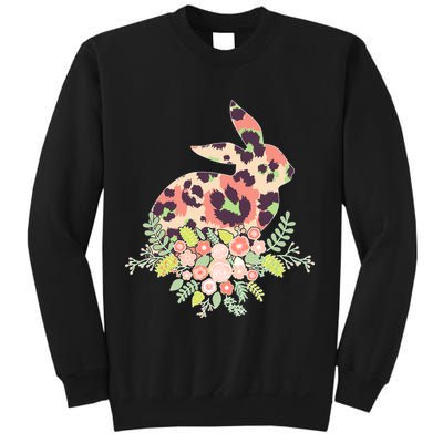 Stylish Leopard Pattern Easter Bunny Sweatshirt