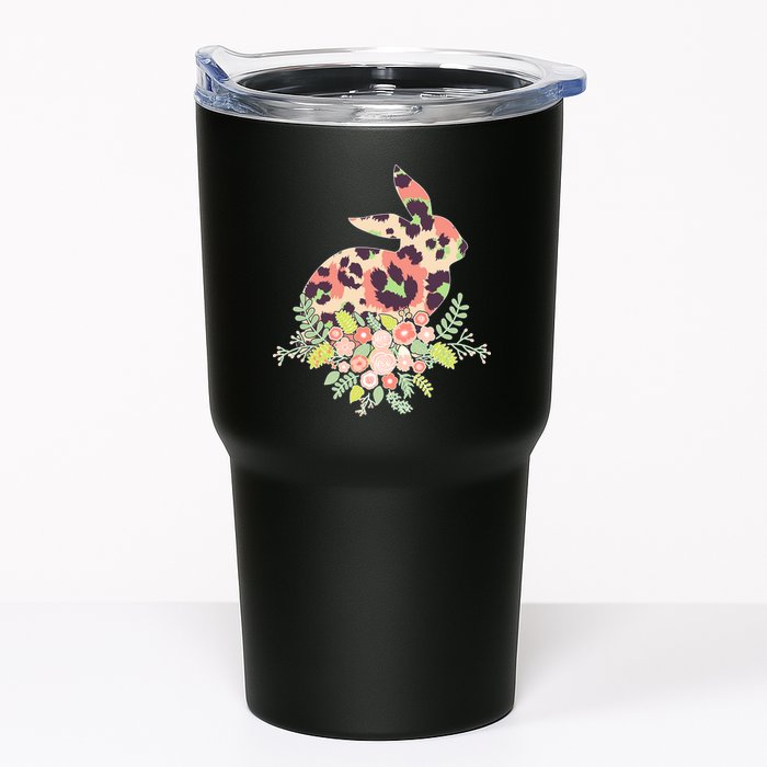 Stylish Leopard Pattern Easter Bunny Tumbler