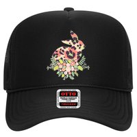 Stylish Leopard Pattern Easter Bunny Trucker Hat