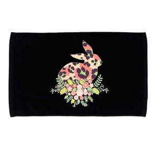 Stylish Leopard Pattern Easter Bunny Microfiber Hand Towel