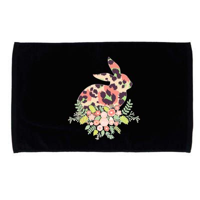Stylish Leopard Pattern Easter Bunny Microfiber Hand Towel