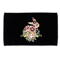 Stylish Leopard Pattern Easter Bunny Microfiber Hand Towel