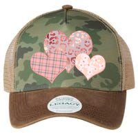 Stylish Pattern Hearts Legacy Tie Dye Trucker Hat