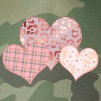 Stylish Pattern Hearts Legacy Tie Dye Trucker Hat
