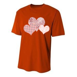 Stylish Pattern Hearts Performance Sprint T-Shirt