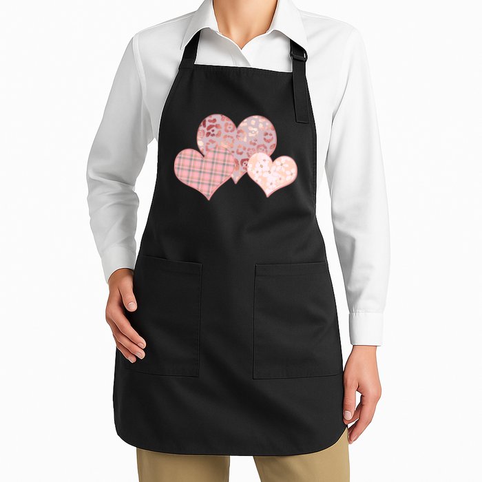 Stylish Pattern Hearts Apron