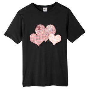 Stylish Pattern Hearts Tall Fusion ChromaSoft Performance T-Shirt