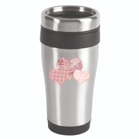 Stylish Pattern Hearts 16oz Travel Tumbler