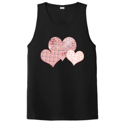 Stylish Pattern Hearts PosiCharge Competitor Tank