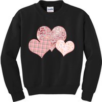 Stylish Pattern Hearts Kids Sweatshirt