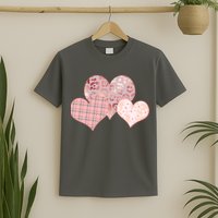 Stylish Pattern Hearts T-Shirt