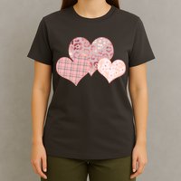 Stylish Pattern Hearts T-Shirt