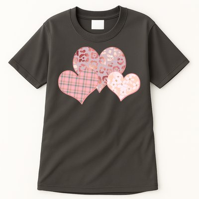 Stylish Pattern Hearts Tall T-Shirt