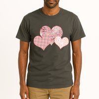 Stylish Pattern Hearts Tall T-Shirt