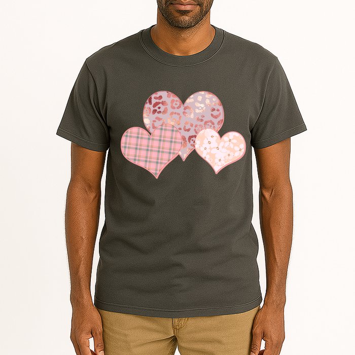 Stylish Pattern Hearts Tall T-Shirt
