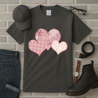 Stylish Pattern Hearts Tall T-Shirt
