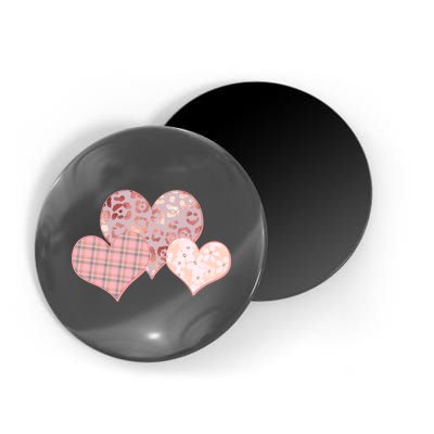 Stylish Pattern Hearts Magnet