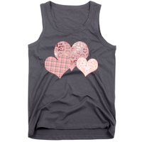 Stylish Pattern Hearts Tank Top