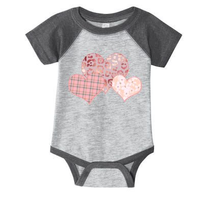 Stylish Pattern Hearts Infant Baby Jersey Bodysuit