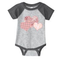 Stylish Pattern Hearts Infant Baby Jersey Bodysuit