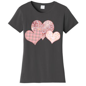 Stylish Pattern Hearts Women's T-Shirt