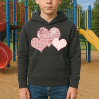 Stylish Pattern Hearts Kids Hoodie