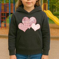 Stylish Pattern Hearts Kids Hoodie