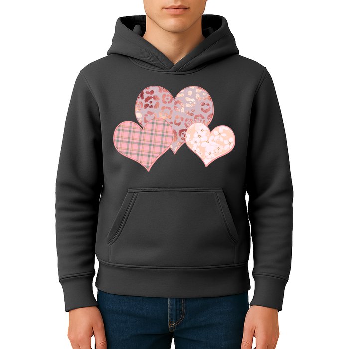 Stylish Pattern Hearts Kids Hoodie