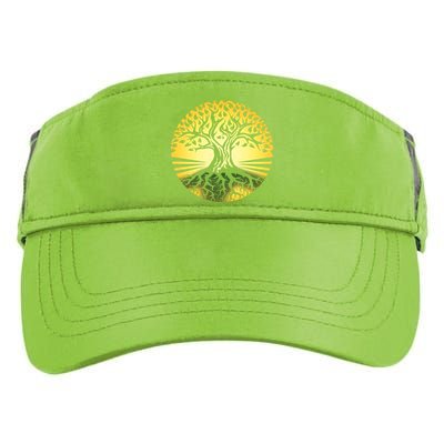 Stylized Druid Tree Adult Drive Performance Visor