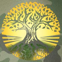 Stylized Druid Tree Legacy Tie Dye Trucker Hat