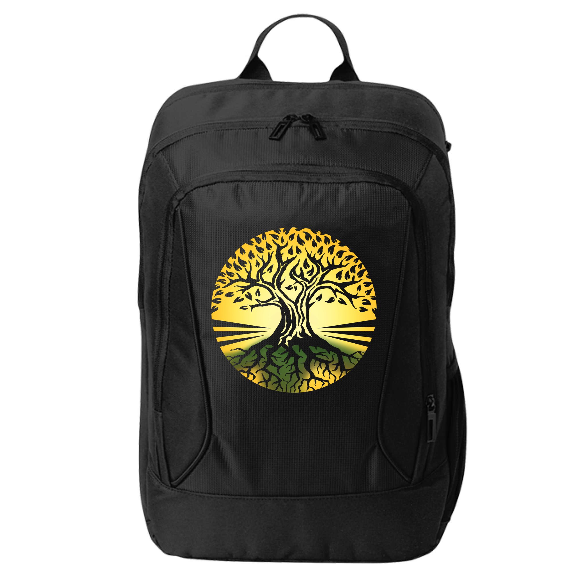 Stylized Druid Tree City Backpack
