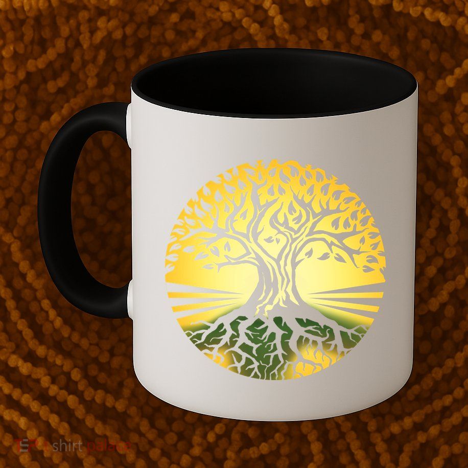 Stylized Druid Tree Mug