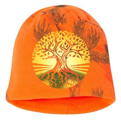 Stylized Druid Tree Kati - Camo Knit Beanie