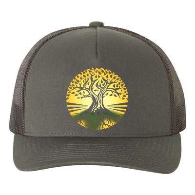 Stylized Druid Tree Yupoong Adult 5-Panel Trucker Hat