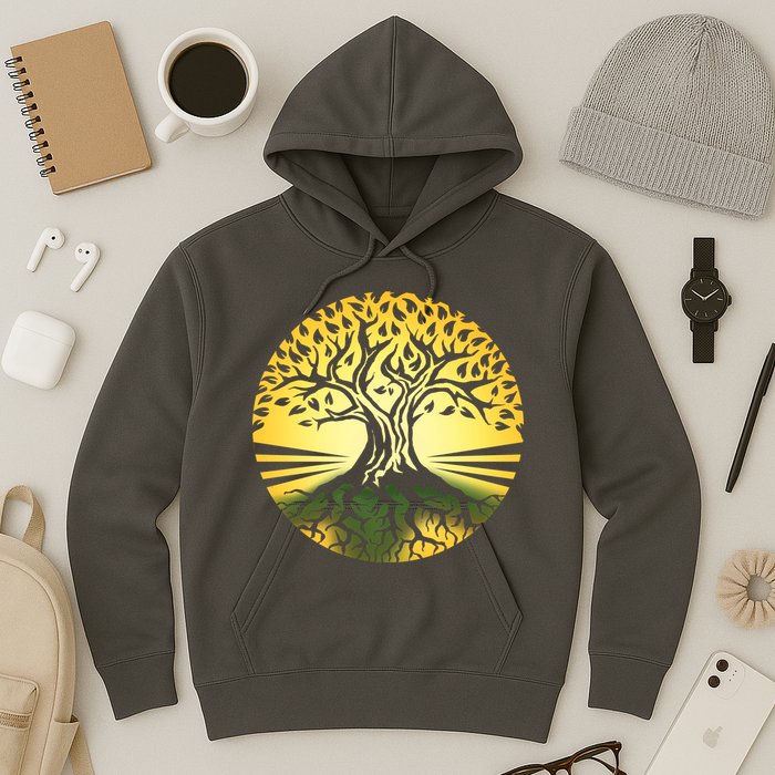 Stylized Druid Tree Hoodie