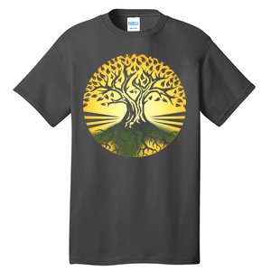 Stylized Druid Tree Tall T-Shirt