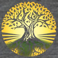 Stylized Druid Tree Ladies Essential Flowy Tank