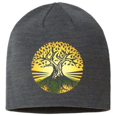 Stylized Druid Tree Sustainable Beanie