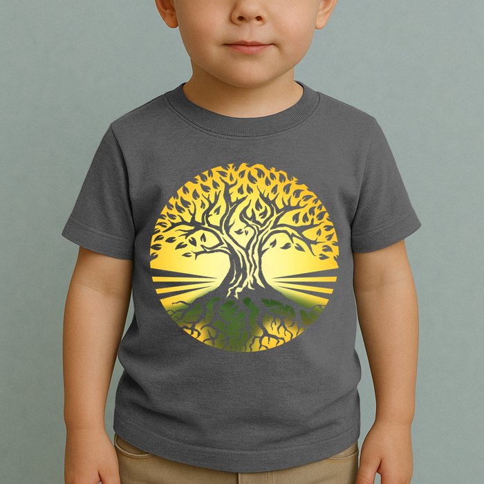 Stylized Druid Tree Toddler T-Shirt